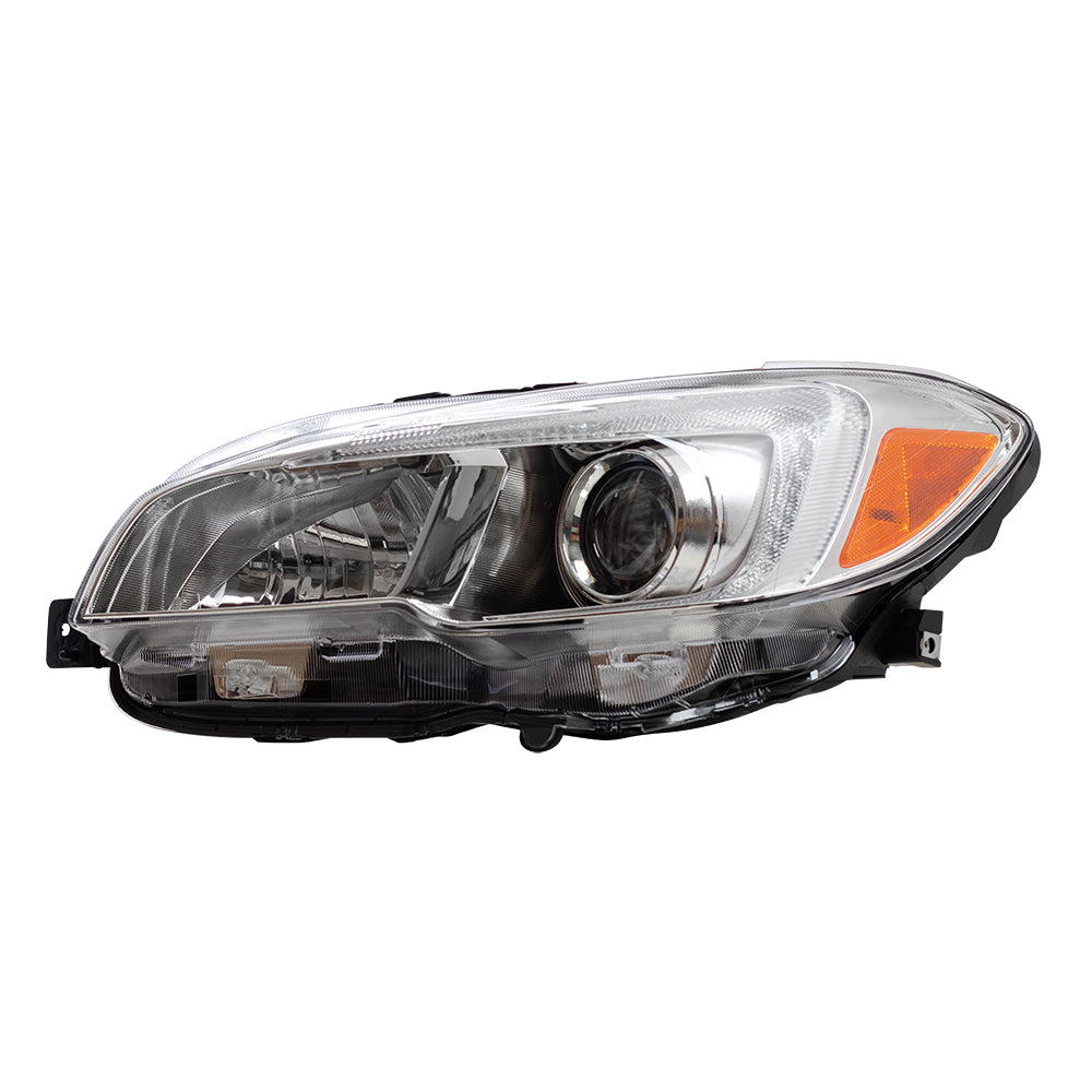 Brock Replacement Driver Halogen Headlight Compatible with 2015-2021 WRX