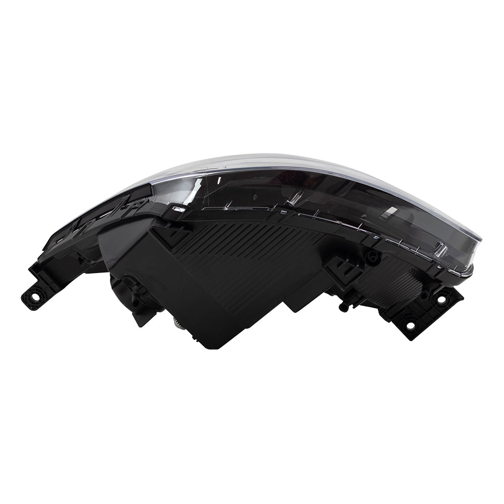 Brock Replacement Pair Halogen Headlights Compatible with 14-19 Soul