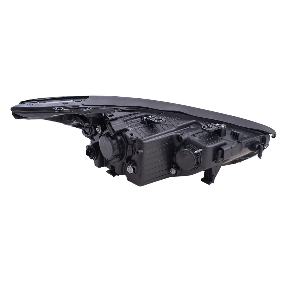 Brock Replacement Driver Halogen Headlight Compatible with 2013-2016 Santa Fe Sport