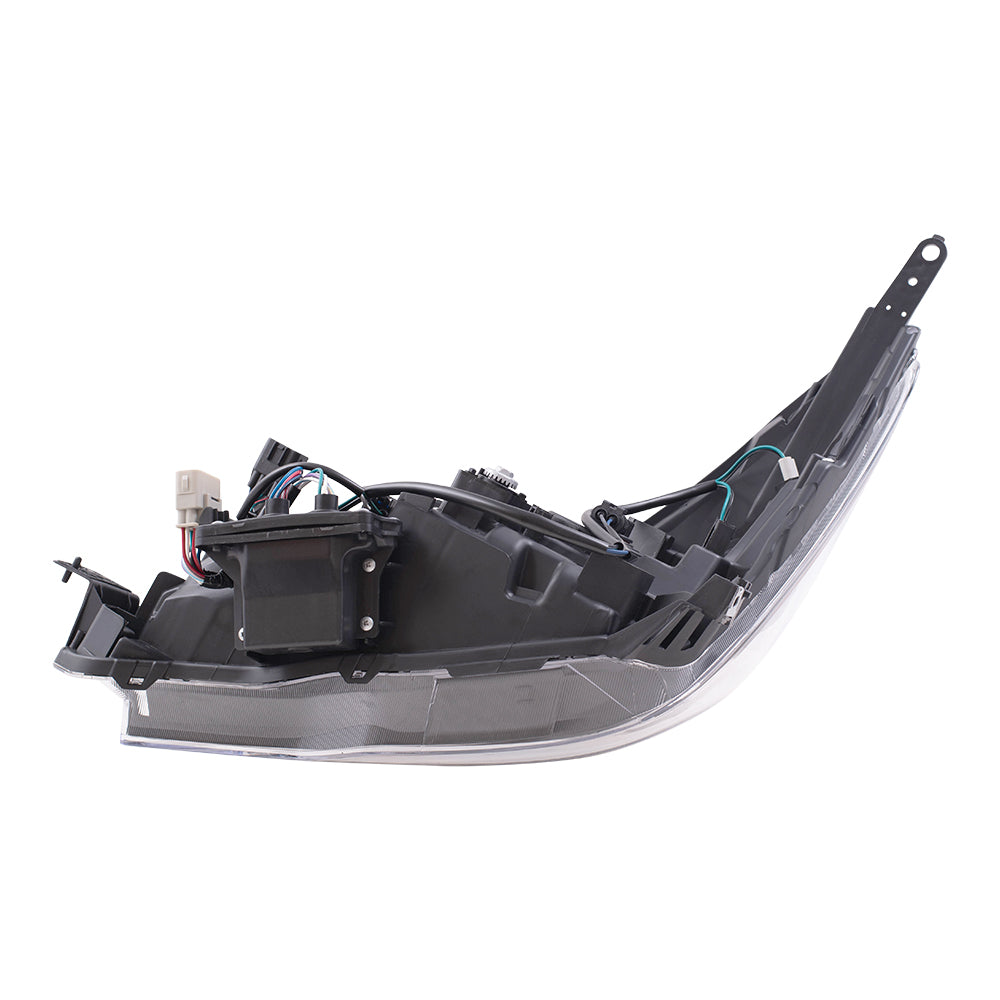 Brock Replacement Driver and Passenger Side Halogen Combination Headlight Assemblies Compatible with 17-18 Forester