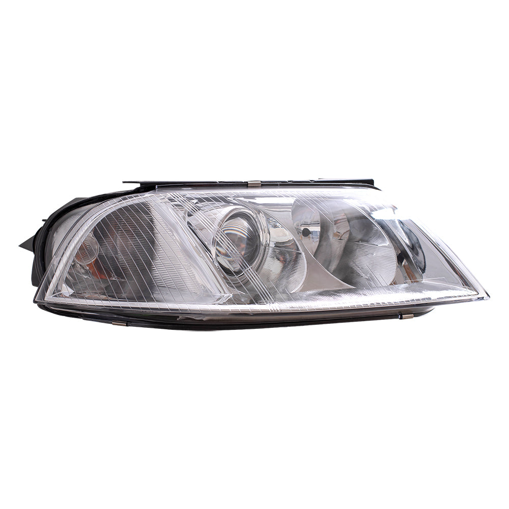 Brock Replacement Passengers Halogen Headlight Headlamp Compatible with Passat 3B0 941 016 AQ