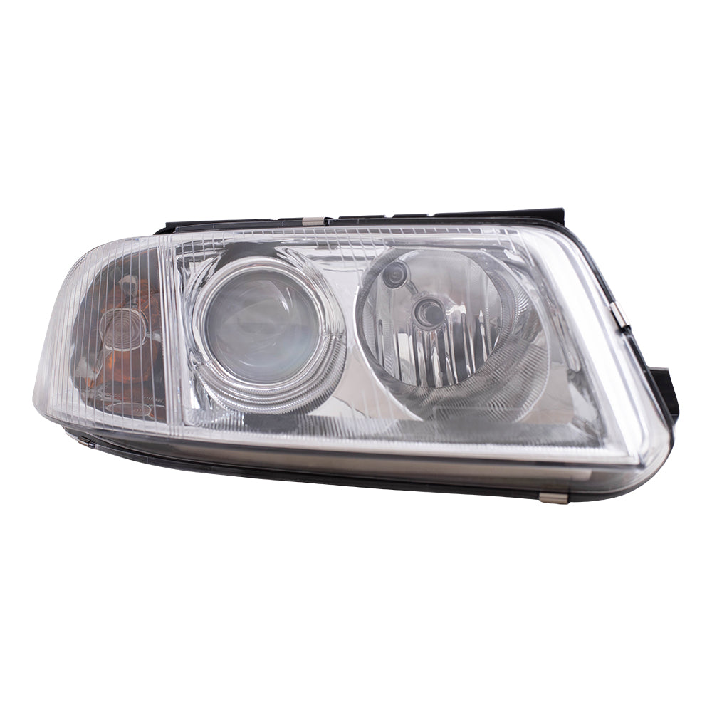 Brock Replacement Passengers Halogen Headlight Headlamp Compatible with Passat 3B0 941 016 AQ