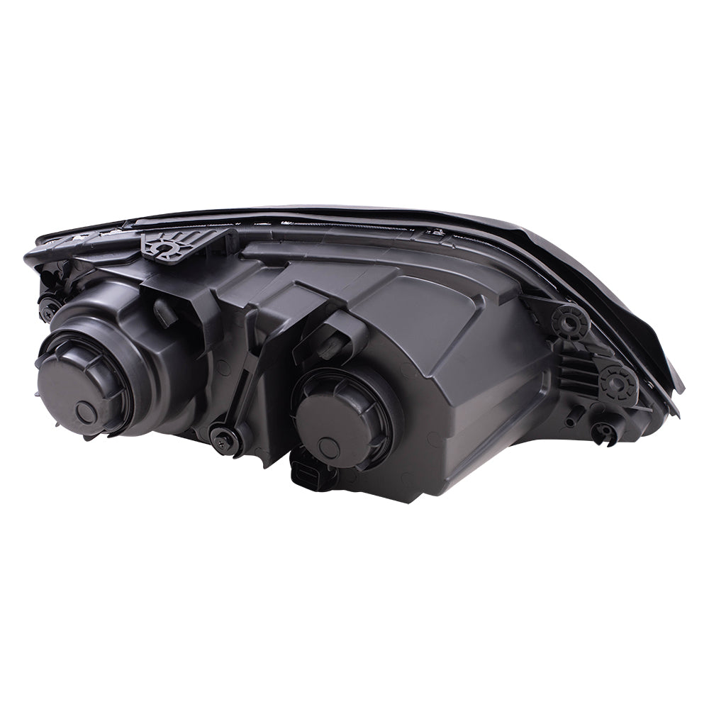 Brock Replacement Drivers Headlight Headlamp with Gray Bezel Compatible with 2007-2009 Sorento 92101 3E540