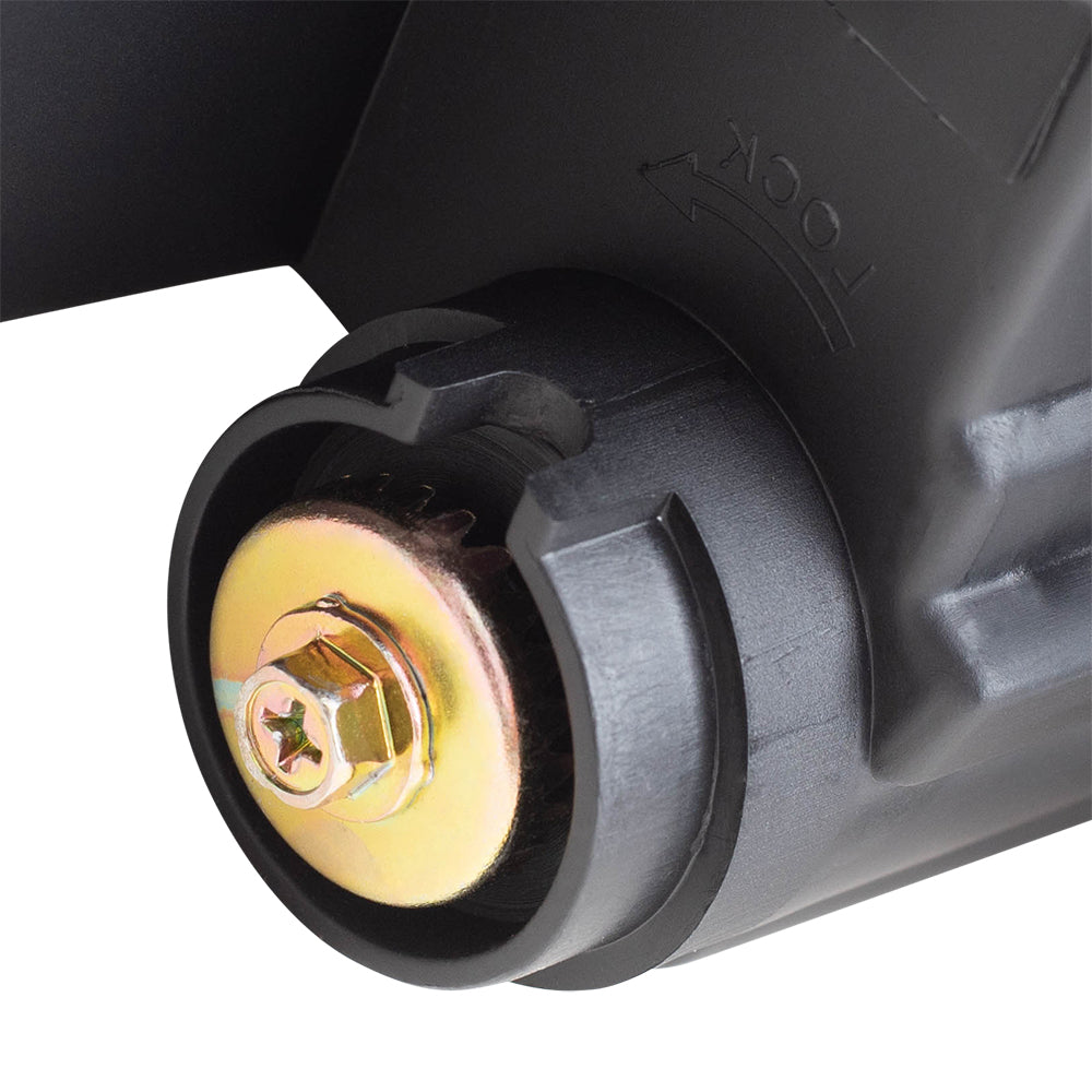 Drivers Halogen Headlight Dark Chrome Housing Assembly for 11-14 Hyundai Sonata