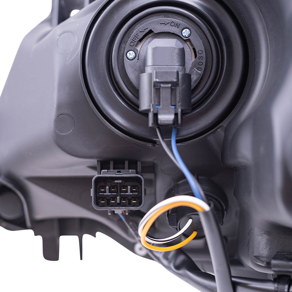 Brock Aftermarket Replacement Driver Left Passenger Right Halogen Combination Headlight Assembly Set Compatible With 2015-2017 Subaru Outback