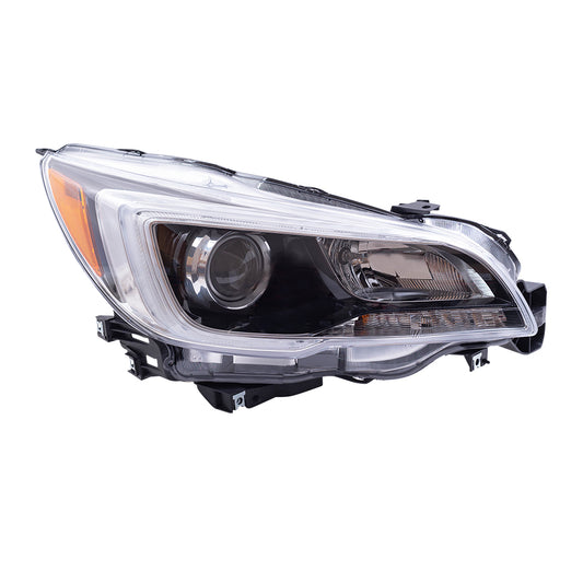 Brock Aftermarket Replacement Passenger Right Halogen Combination Headlight Assembly Compatible With 2015-2017 Subaru Outback