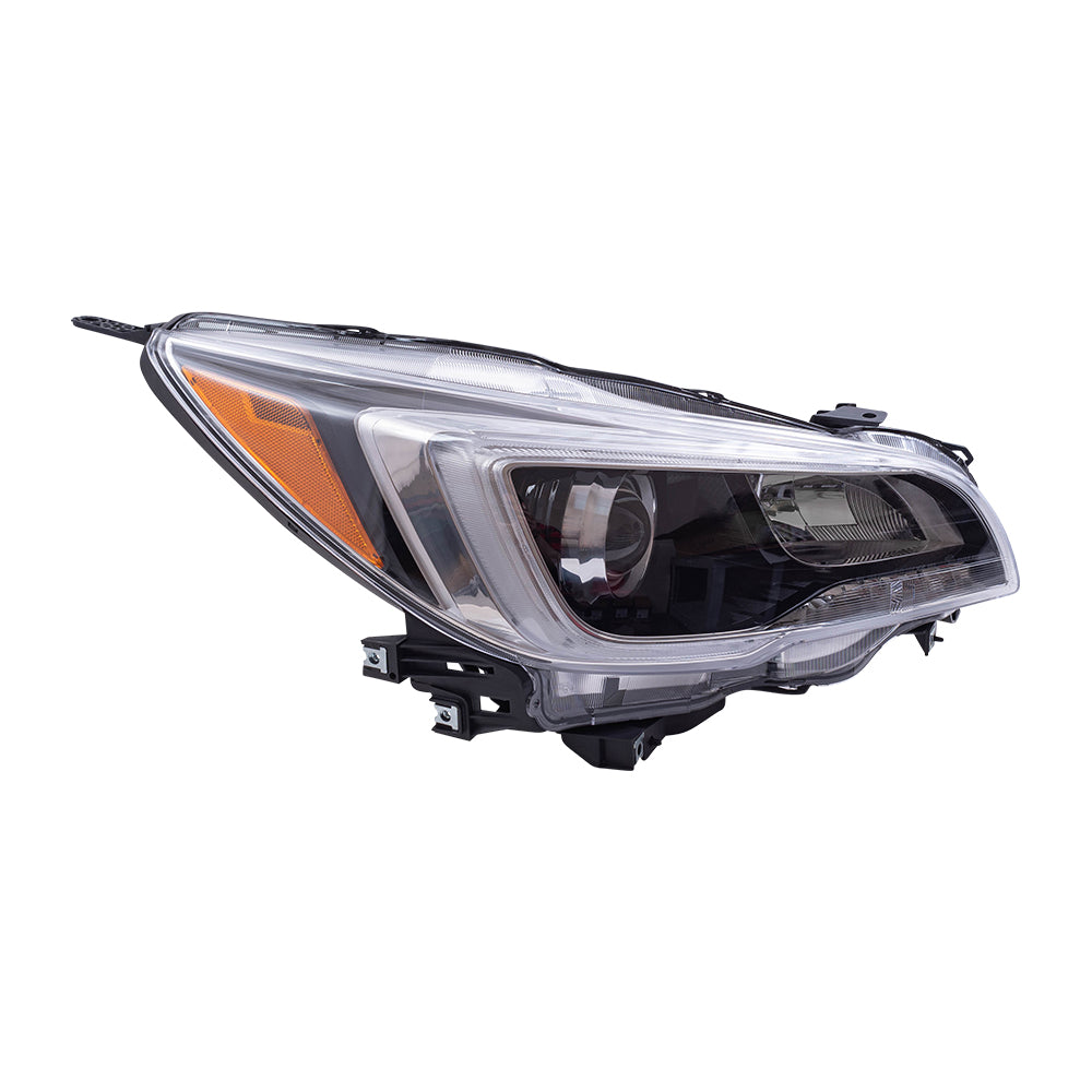 Brock Aftermarket Replacement Passenger Right Halogen Combination Headlight Assembly Compatible With 2015-2017 Subaru Outback