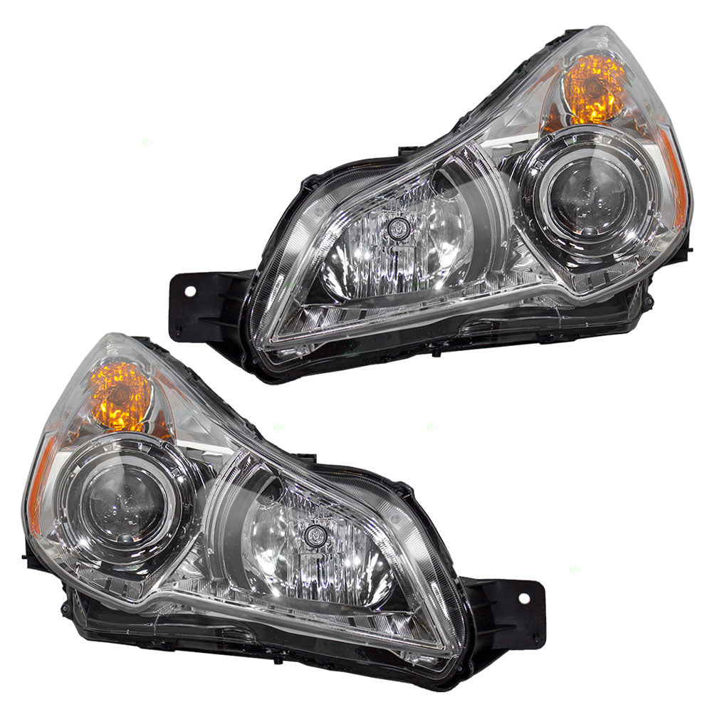 Brock Set of Headlights for 10 11 12 Subaru Legacy Outback 84001AJ01E 84001AJ00E