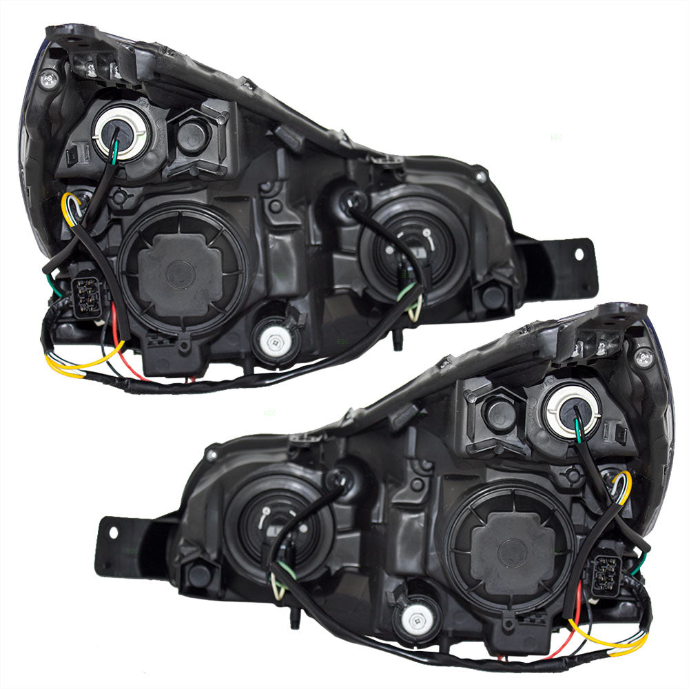 Brock Set of Headlights for 10 11 12 Subaru Legacy Outback 84001AJ01E 84001AJ00E