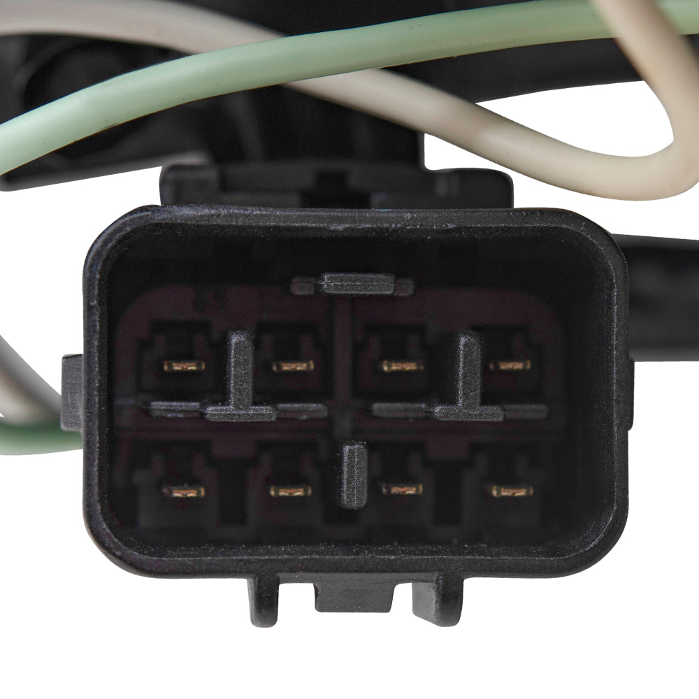 Brock Aftermarket Replacement Driver Left Passenger Right Halogen Combination Headlight Assembly With Black Bezel Compatible With 2013-2014 Subaru Outback