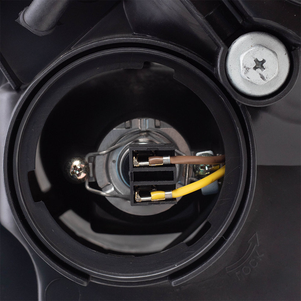 Brock Replacement Passengers Headlight Headlamp with Bright Chrome Housing Compatible with 2011-2014 Sonata 92102-3Q000