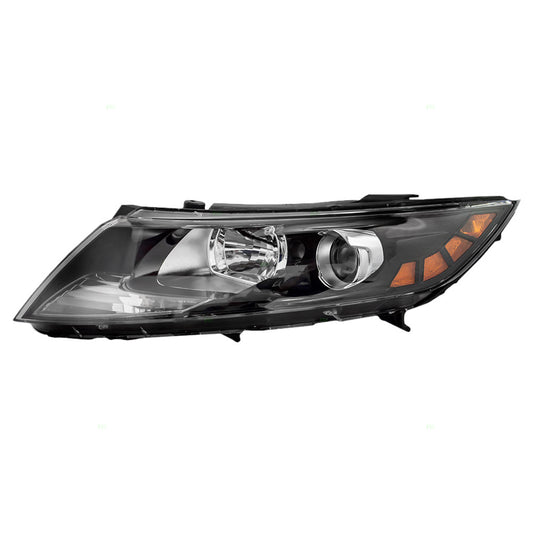 Brock Replacement Drivers Halogen Headlight Headlamp Lens Compatible with 2012-2013 Optima Built in USA 92101 4C000