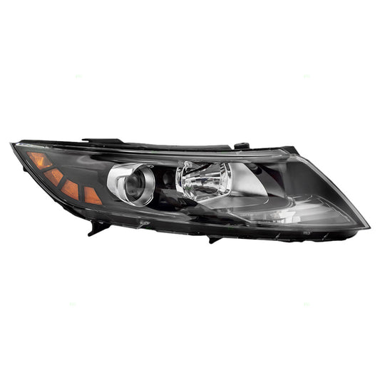 Brock Replacement Passengers Halogen Headlight Headlamp Lens Compatible with 2012-2013 Optima Built in USA 92102 4C000