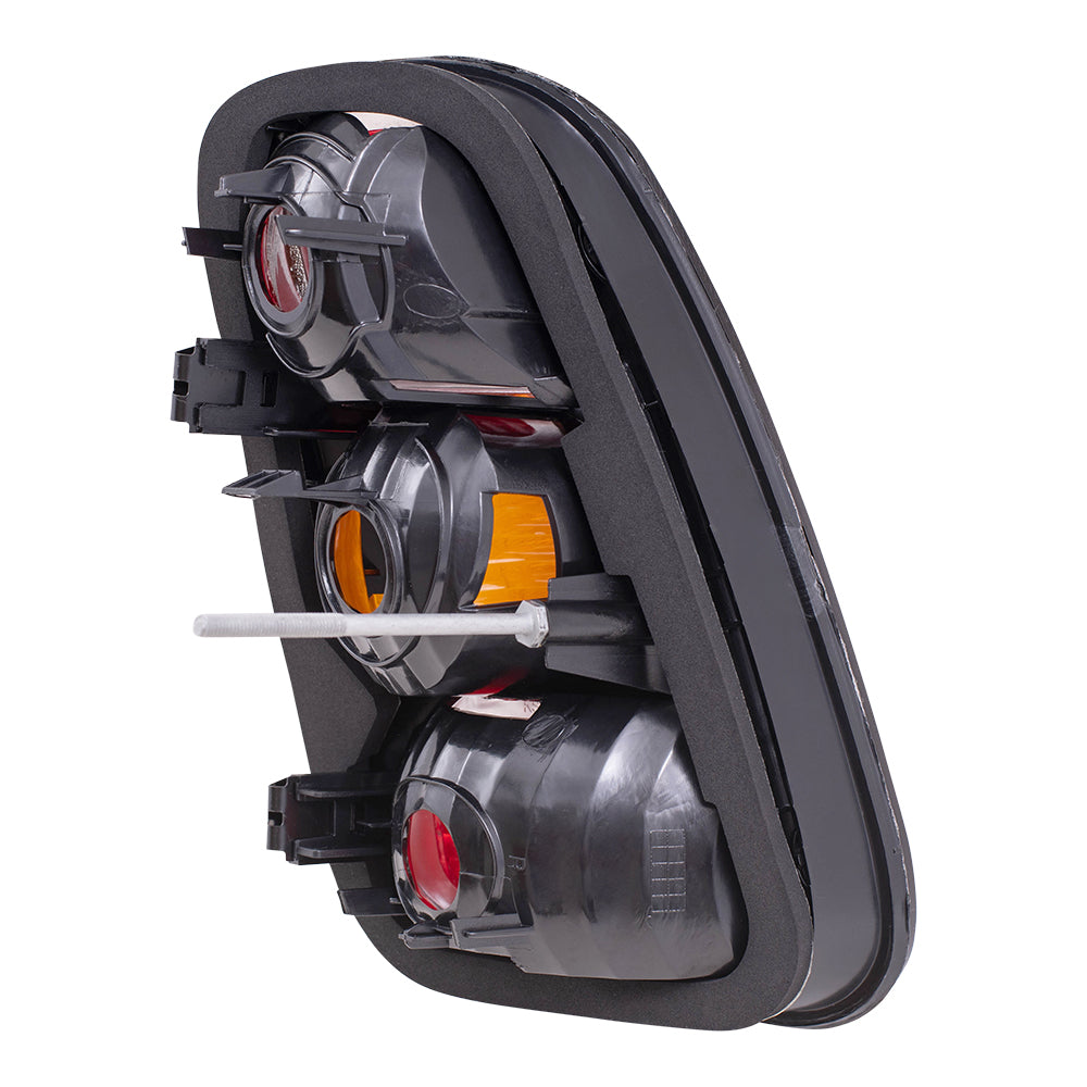 Brock Replacement Driver and Passenger Taillights Tail Lamps Compatible with 02-04 Cooper 63216935783 63216935784