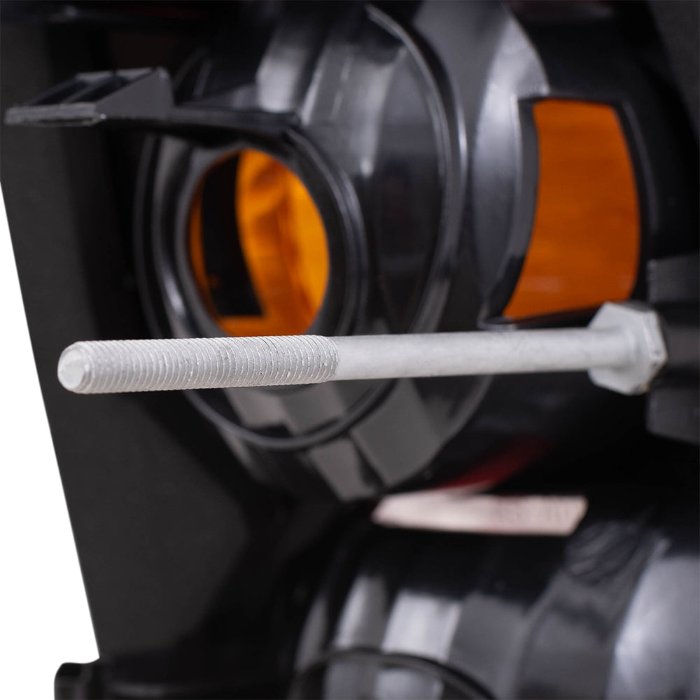 Brock Replacement Passengers Taillight Tail Lamp Lens Compatible with 02-04 Cooper 63216935784