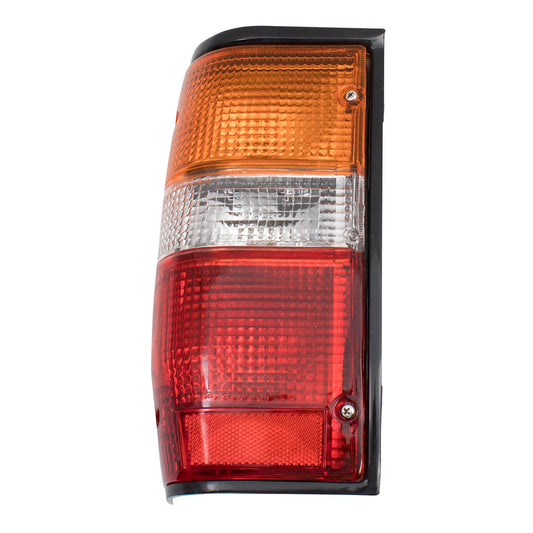 Brock Replacement Drivers Taillight Tail Lamp Compatible with 87-96 Pickup Truck MB527093