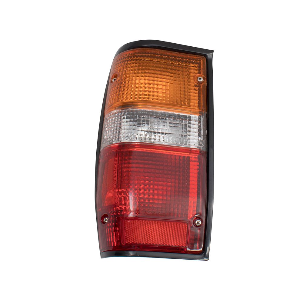 Brock Replacement Driver and Passenger Taillights Tail Lamps Compatible with 87-96 Pickup Truck MB527093 MB527094