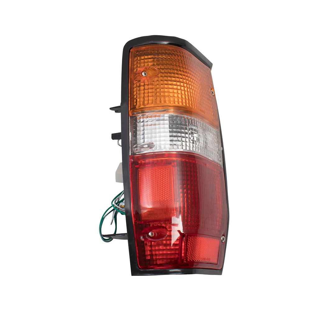 Brock Replacement Driver and Passenger Taillights Tail Lamps Compatible with 87-96 Pickup Truck MB527093 MB527094