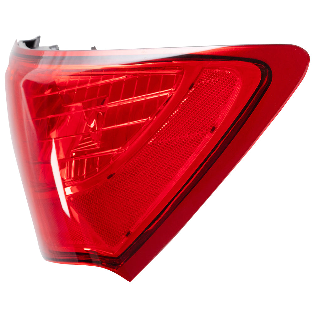 Brock Replacement Tail Light Compatible with 2008-2011 Impreza Sedan Passengers Tail Lamp Lens 84912FG120