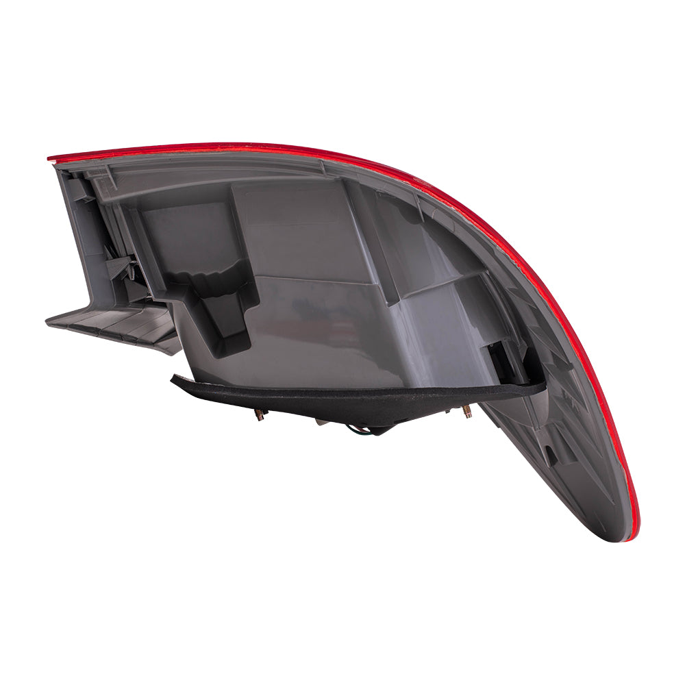 Brock Replacement Driver and Passenger Taillights Quarter Panel Mounted Compatible with 2007-2010 Elantra 924012H050 924022H050