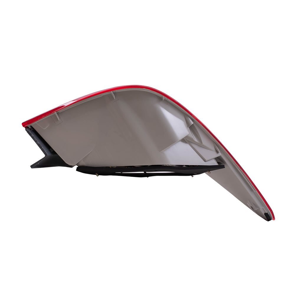 Brock Replacement Driver and Passenger Taillights Quarter Panel Mounted Bulb Type Compatible with 2011-2014 Sonata