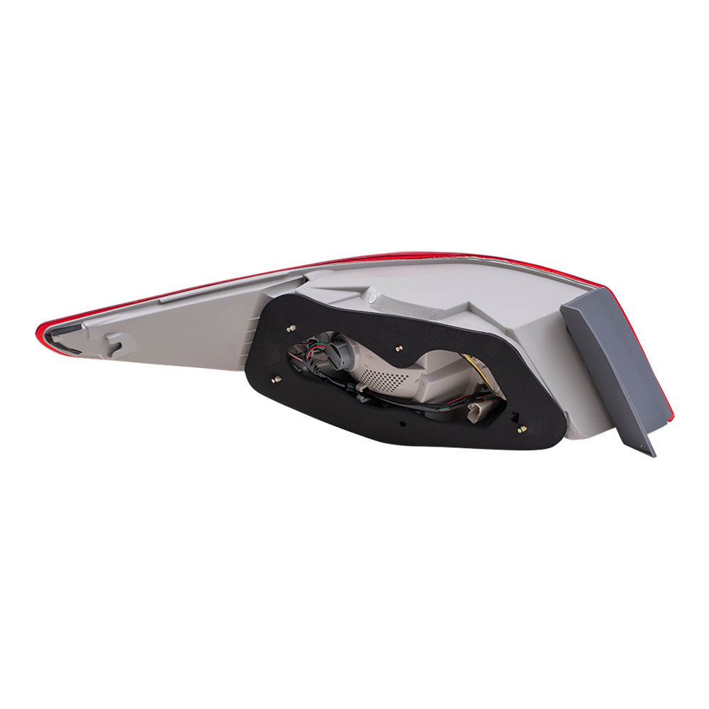 Brock Replacement Driver and Passenger Taillights Quarter Panel Mounted Bulb Type Compatible with 2011-2014 Sonata