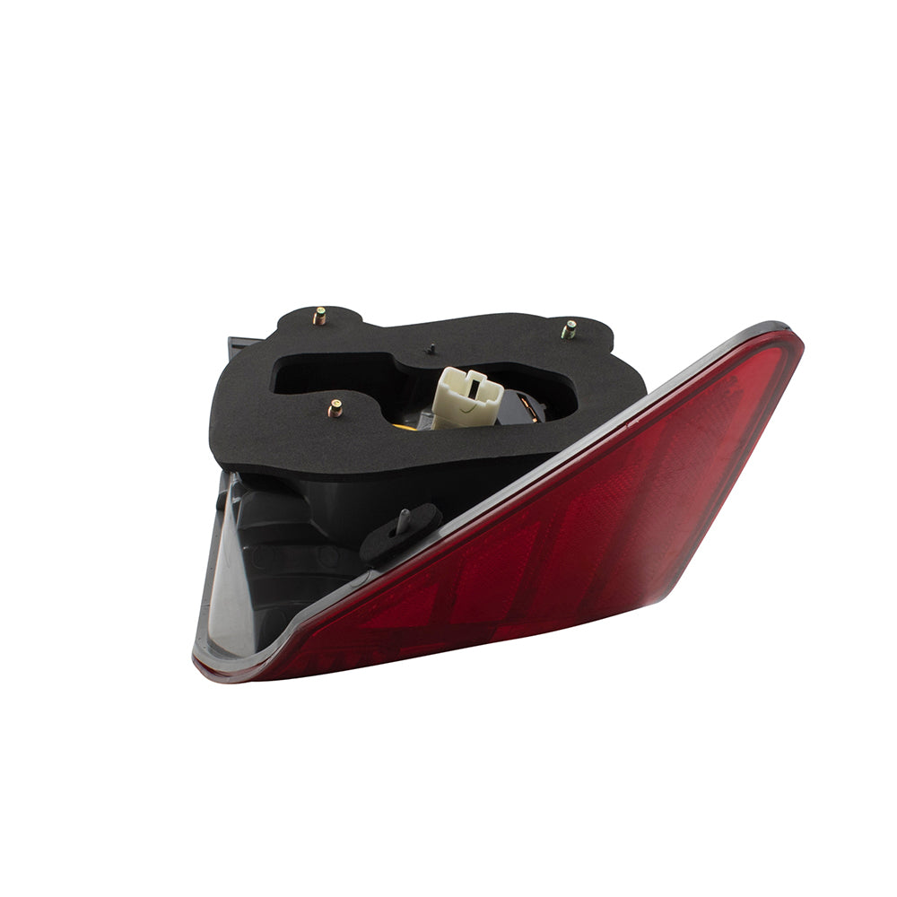 Brock Replacement Driver and Passenger Taillights Quarter Panel Mounted Tail Lamps Compatible with 2010-2013 Forte Sedan