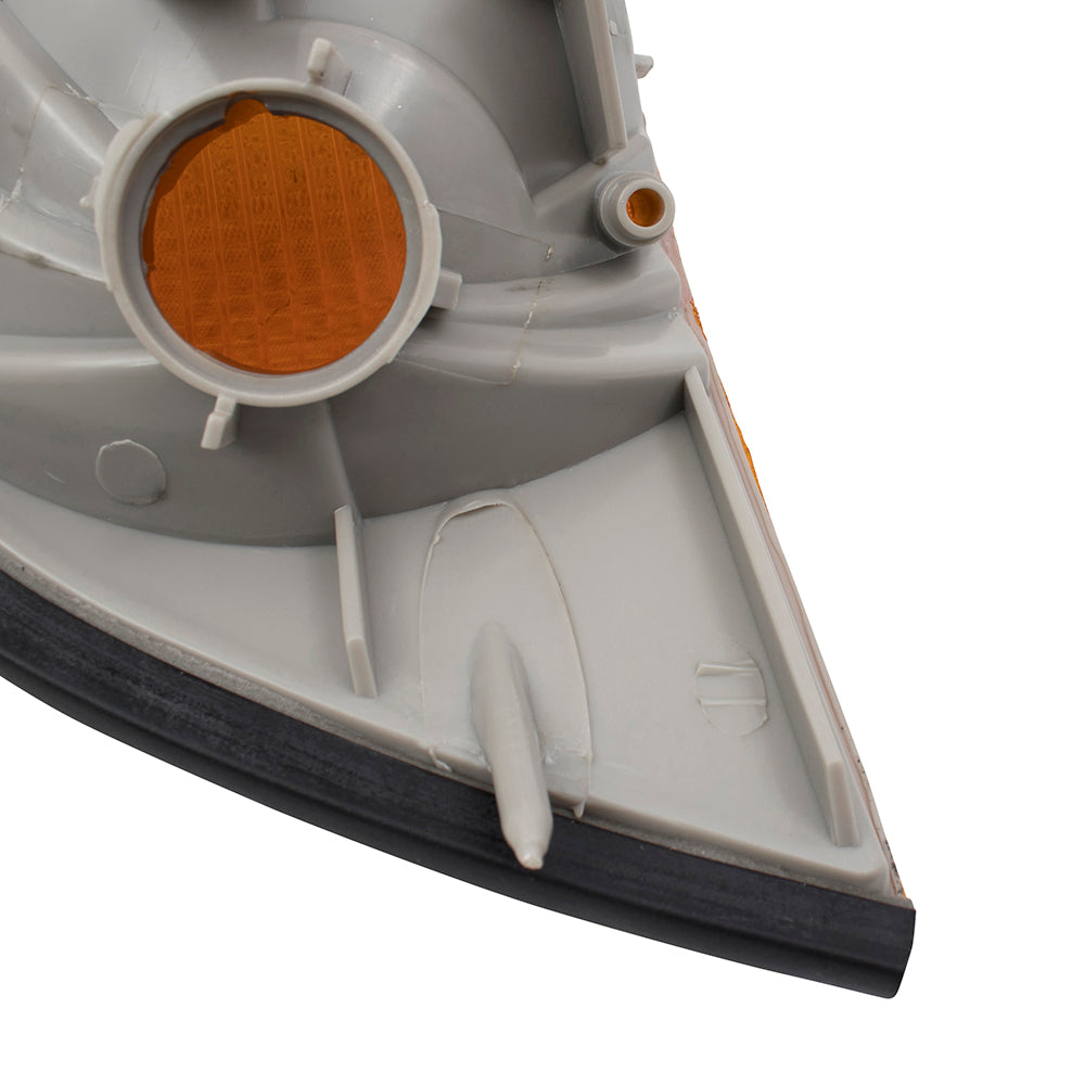 Brock Replacement Drivers Park Signal Corner Marker Light Lamp Lens Compatible with 92-99 3 Series 63138353283