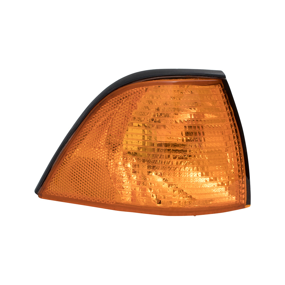 Brock Replacement Passengers Park Signal Corner Marker Light Lamp Lens Compatible with 92-99 3 Series 63138353284