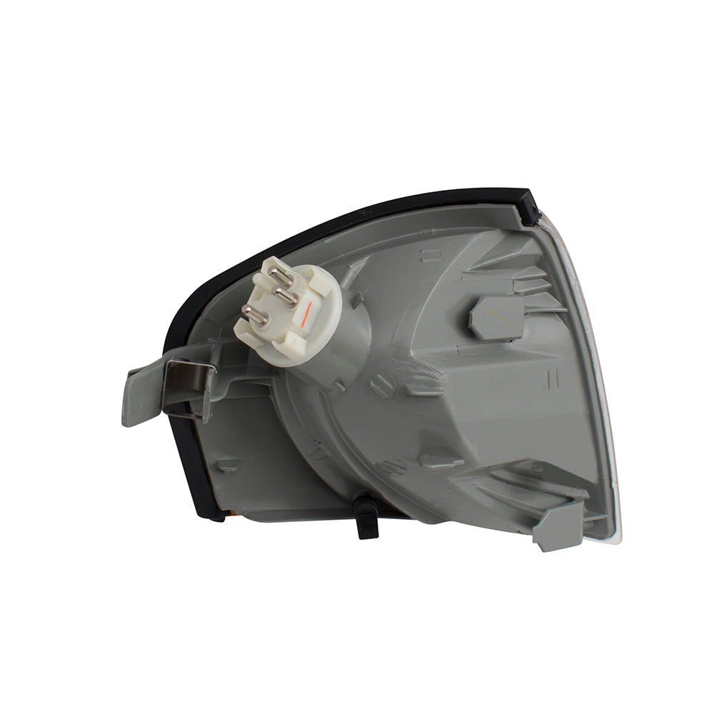 Brock Replacement Driver and Passenger Park Signal Corner Marker Lights Lamps Lenses Compatible with 94-00 C-Class 2028261143 2028261243