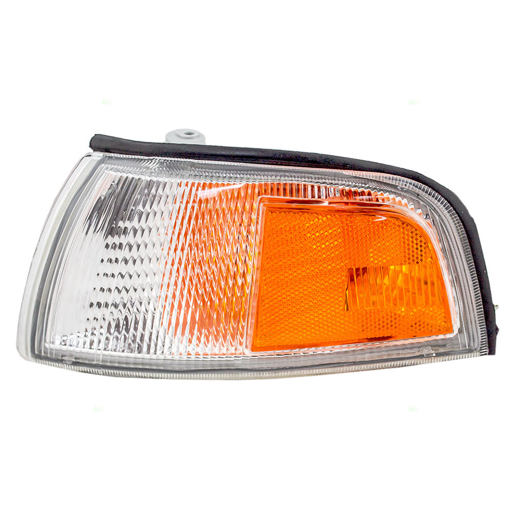 Brock Replacement Drivers Park Signal Corner Marker Light Lamp Lens Compatible with 97-01 Mirage MR296305