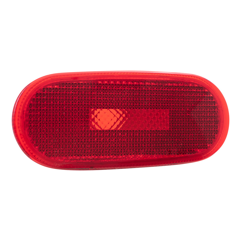 Brock Replacement Passengers Rear Side Marker Light Lamp Compatible with 98-05 New Beetle 1C0945074B