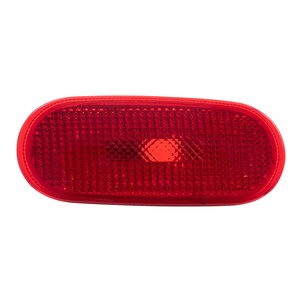 Brock Replacement Drivers Rear Side Marker Light Lamp Compatible with 98-05 New Beetle 1C0945073B