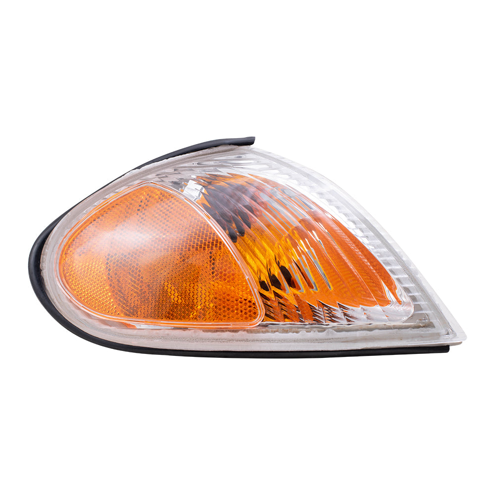 Brock Replacement Driver and Passenger Park Signal Corner Marker Lights Lamps Lenses Compatible with 99-00 Elantra 92301-29550 92302-29550