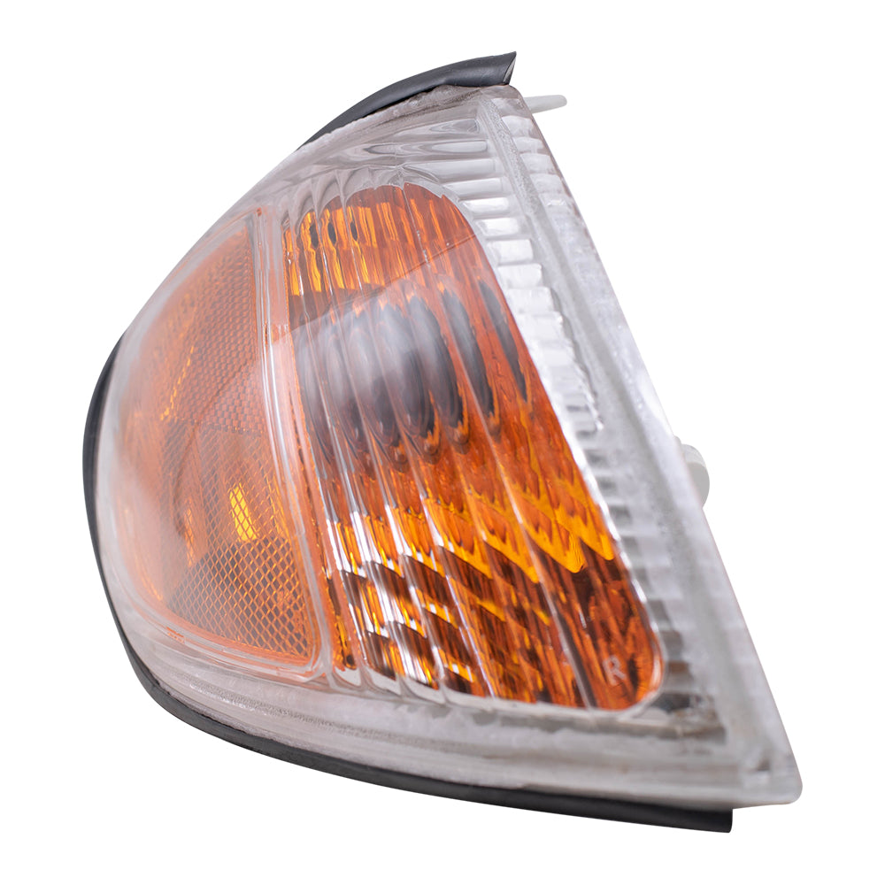 Brock Replacement Driver and Passenger Park Signal Corner Marker Lights Lamps Lenses Compatible with 99-00 Elantra 92301-29550 92302-29550