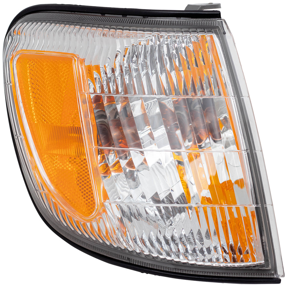 Brock Replacement Driver and Passenger Park Signal Corner Marker Light Lamp Compatible with 01-02 Forester 84101-FC051 84101-FC041