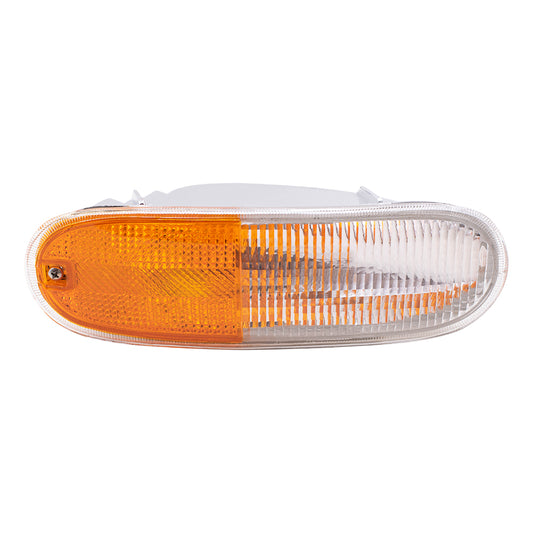 Brock Replacement Passengers Park Signal Front Marker Light Lamp Lens Compatible with 98-05 New Beetle 1C0953156L