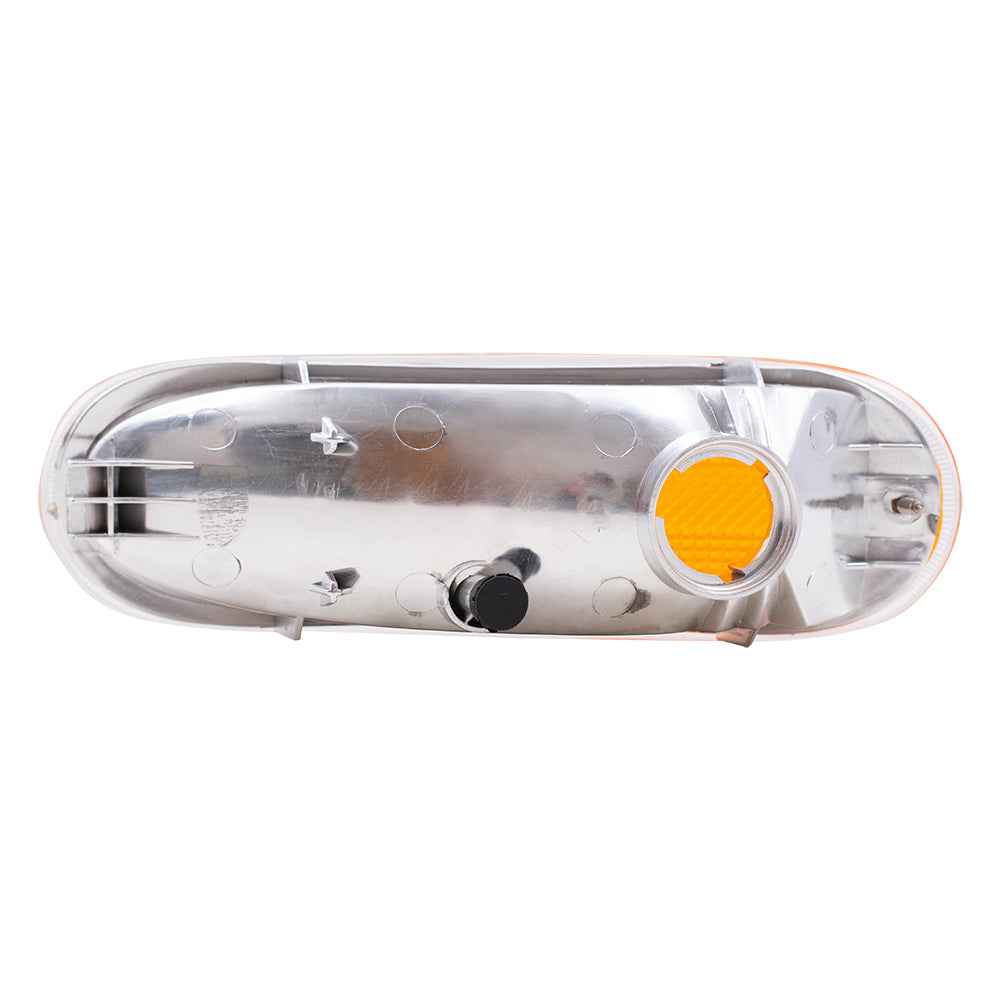 Brock Replacement Passengers Park Signal Front Marker Light Lamp Lens Compatible with 98-05 New Beetle 1C0953156L