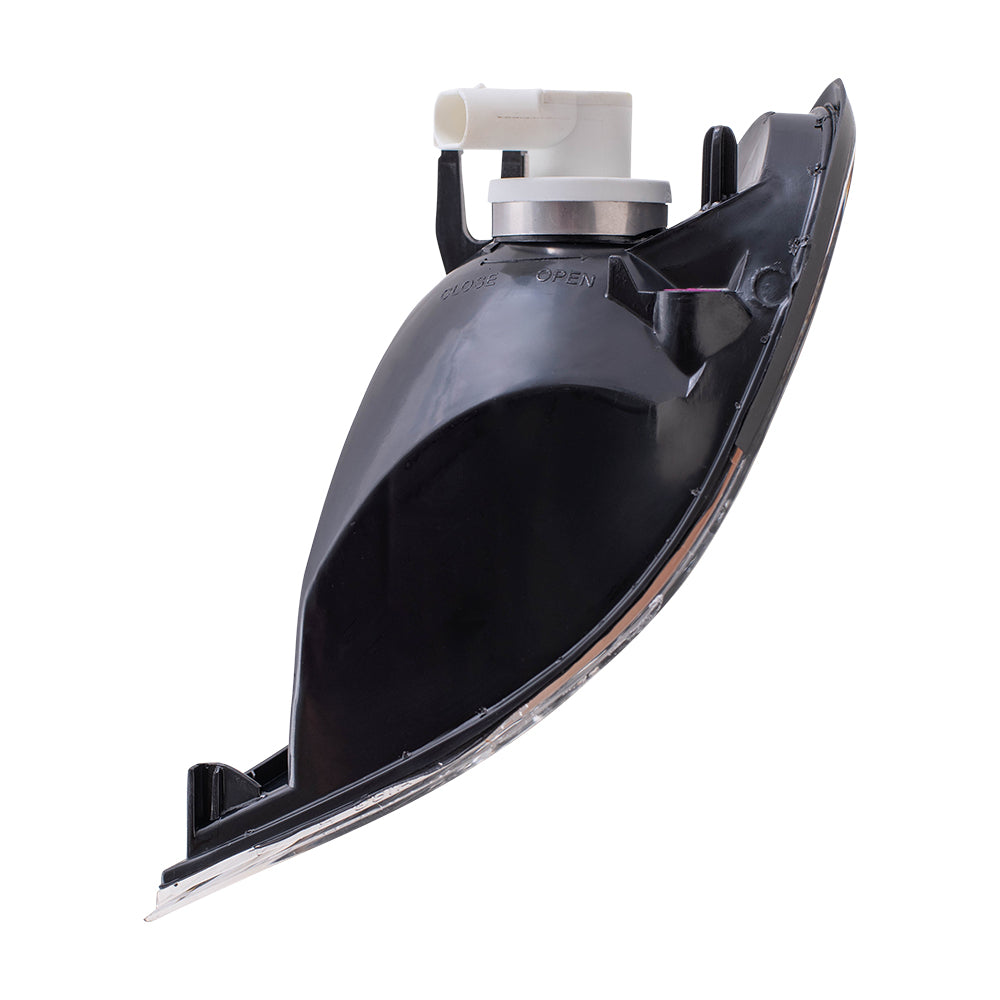 Brock Replacement Driver and Passenger Park Side Signal Marker Light Lamp Compatible with 02-05 3 Series 63137165859 63137165860