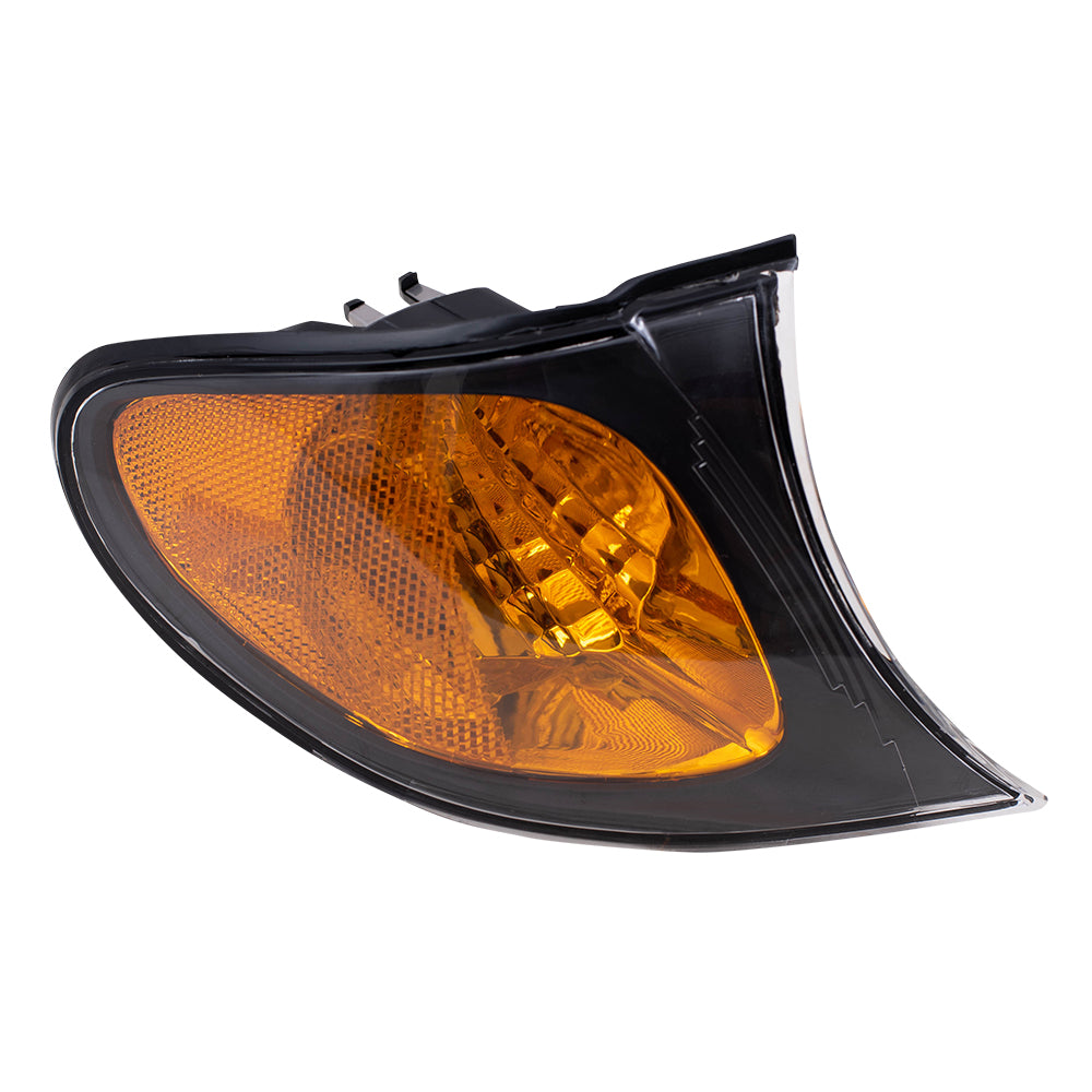 Brock Replacement Passengers Park Side Signal Marker Light Lamp Compatible with 02-05 3 Series 63137165860