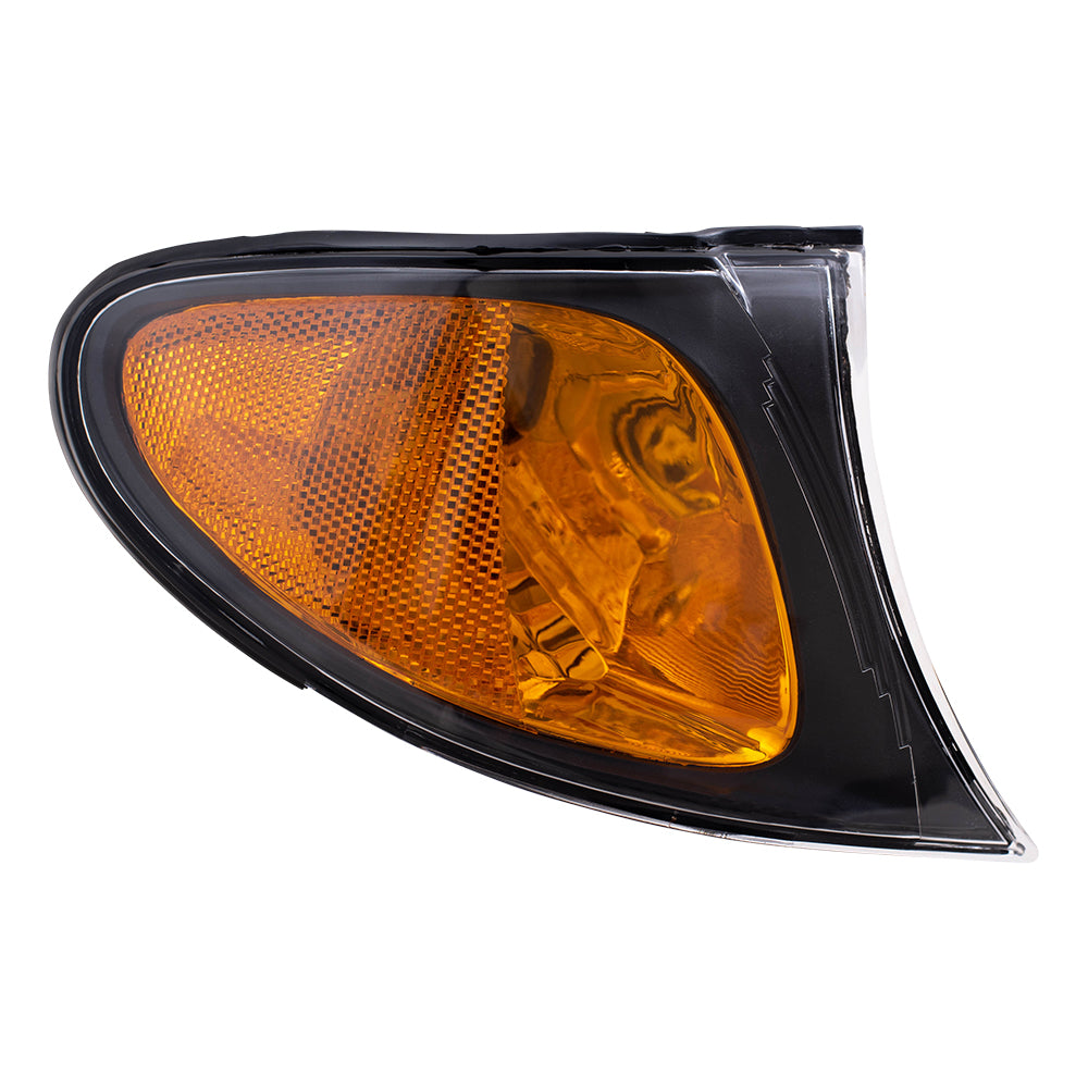 Brock Replacement Passengers Park Side Signal Marker Light Lamp Compatible with 02-05 3 Series 63137165860
