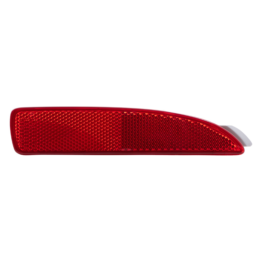 Brock Replacement Passengers Rear Bumper Relflector Side Marker Lens Unit Compatible with Various Models D350-51-5L0E MA1185101
