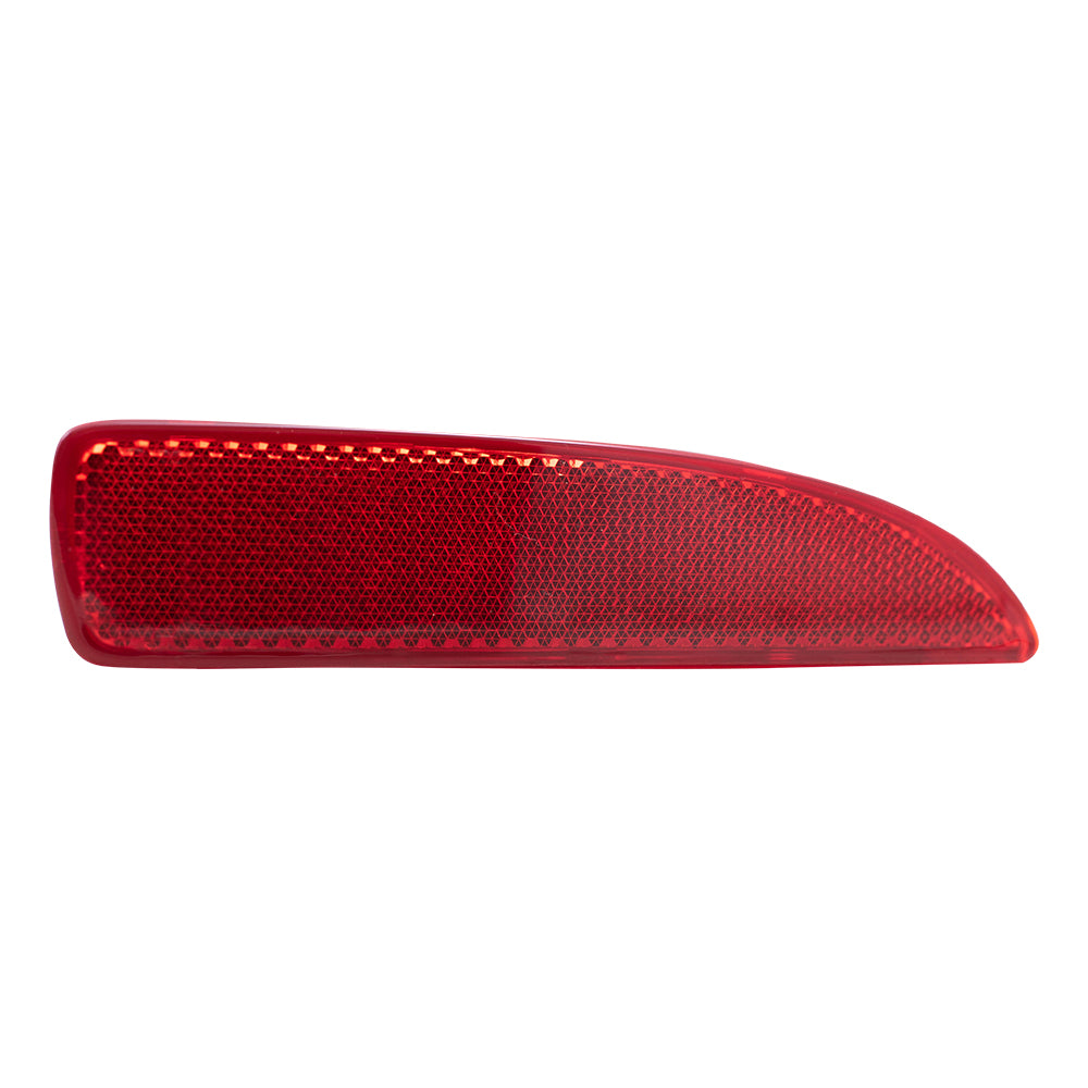 Brock Replacement Passengers Rear Bumper Relflector Side Marker Lens Unit Compatible with Various Models D350-51-5L0E MA1185101