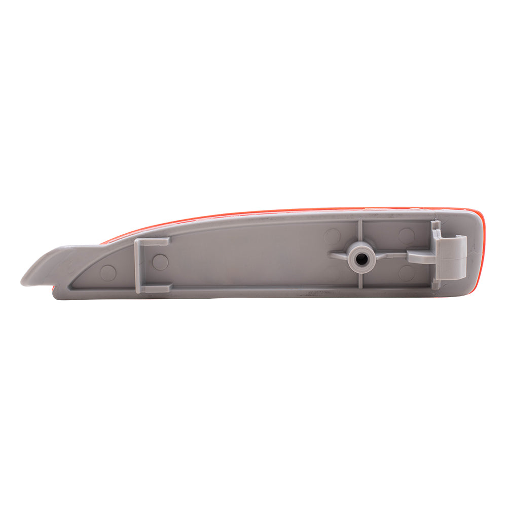 Brock Replacement Passengers Rear Bumper Relflector Side Marker Lens Unit Compatible with Various Models D350-51-5L0E MA1185101