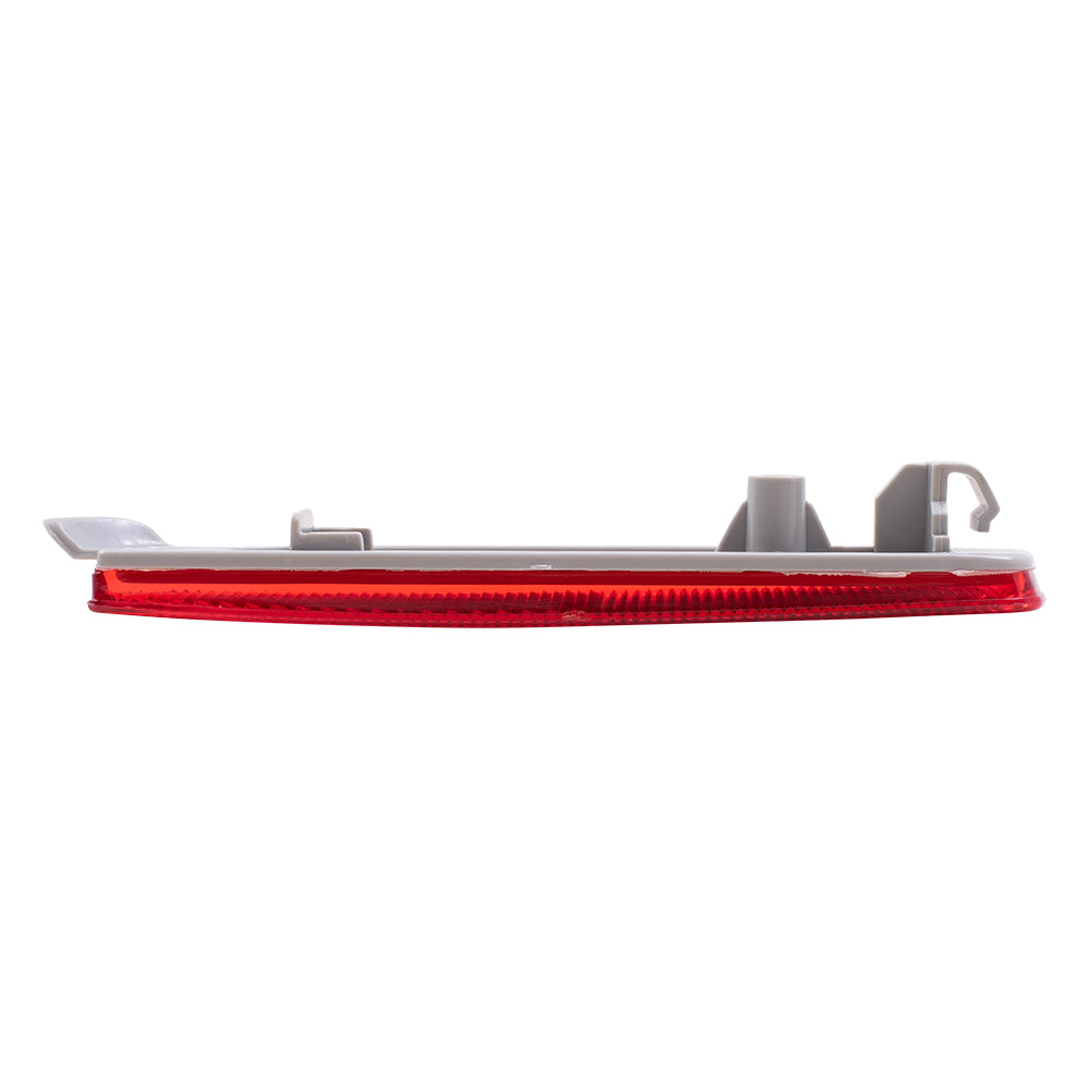 Brock Replacement Passengers Rear Bumper Relflector Side Marker Lens Unit Compatible with Various Models D350-51-5L0E MA1185101