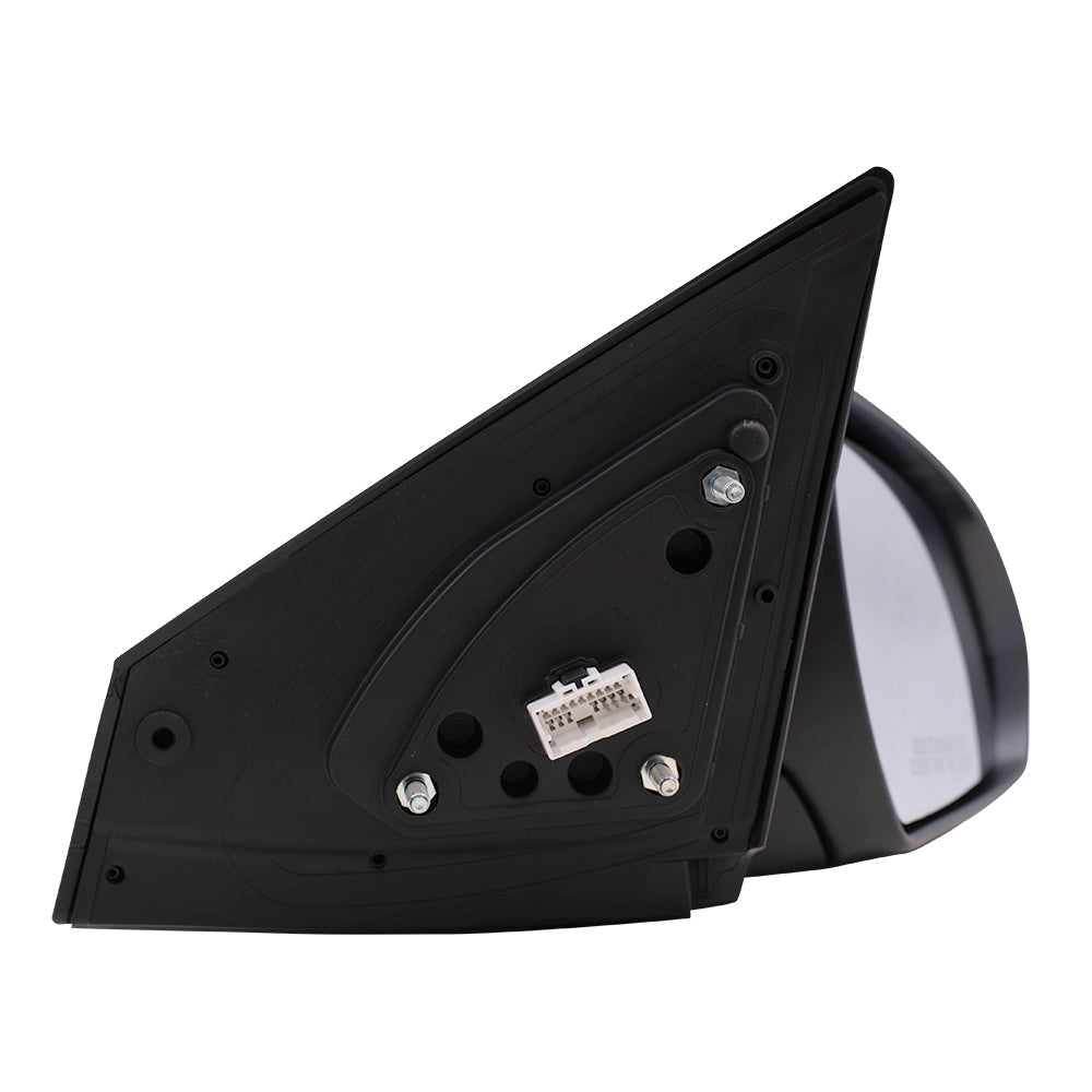 Brock Replacement Set Power Mirrors with Blind Spot Glass Compatible with 2017 2018 2019 2020 Elantra Sedan