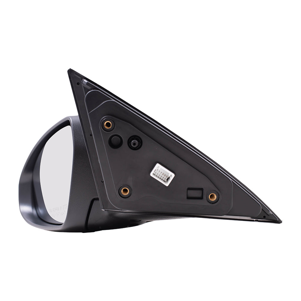 Brock Aftermarket Replacement Driver Left Power Mirror Paint to Match Black without Heat-Signal-Blind Spot Detection Compatible with 2019-2020 Forte Sedan