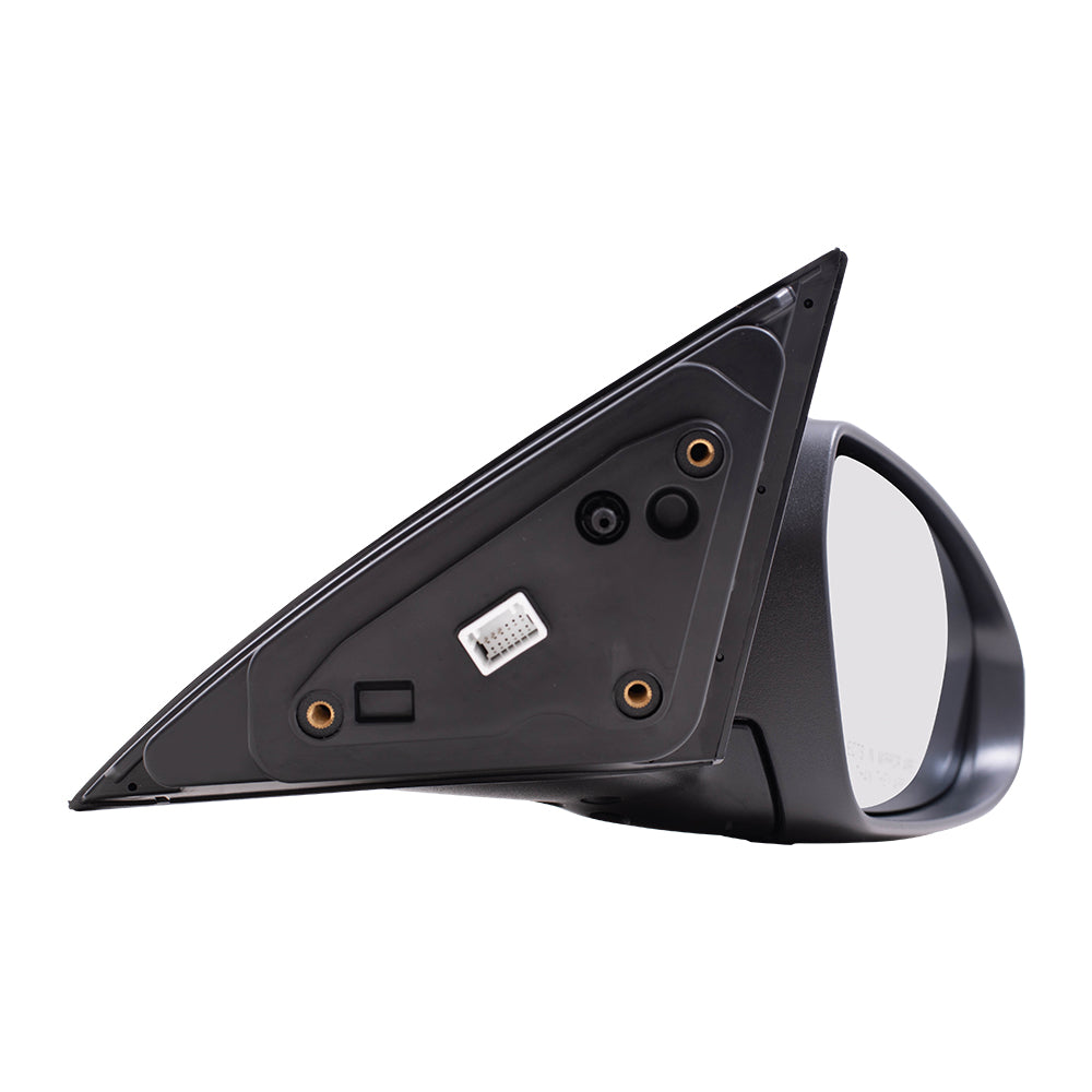 Brock Aftermarket Replacement Passenger Right Power Mirror Paint to Match Black without Heat-Signal-Blind Spot Detection Compatible with 2019-2020 Forte Sedan