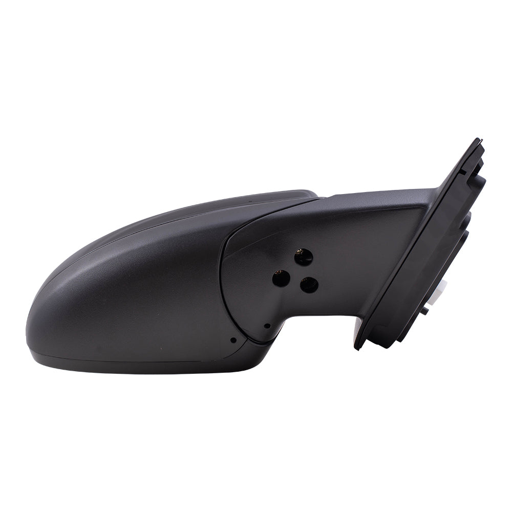 Brock Aftermarket Replacement Passenger Right Power Mirror Paint to Match Black without Heat-Signal-Blind Spot Detection Compatible with 2019-2020 Forte Sedan