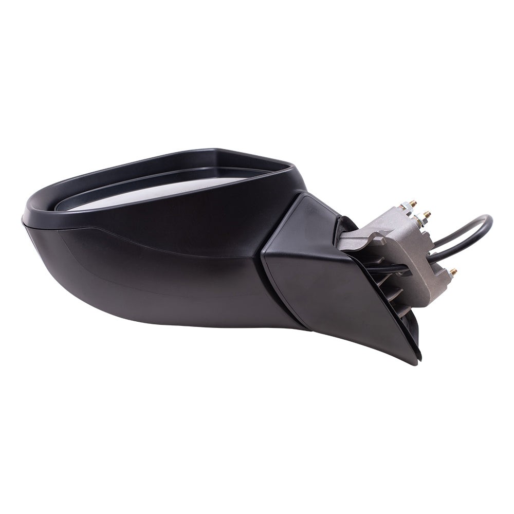 Brock Aftermarket Replacement Driver Left Power Mirror Textured Black without Heat-Signal-Camera Compatible with 2019 Hyundai Santa Fe